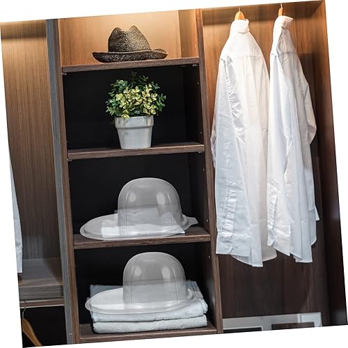 Miniatura 3 de DOITOOL Estuche expositor para gorra de béisbol, plástico transparente, paquete de 2