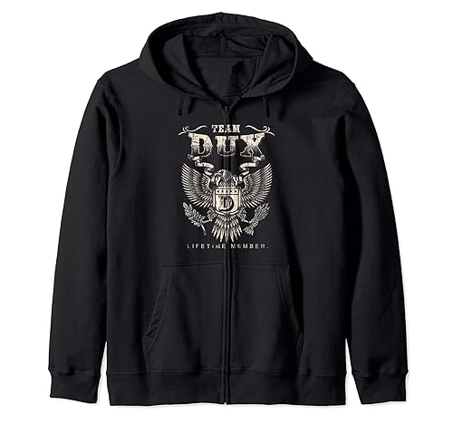Team Dux Lifetime Member - Dux Name Zip Hoodie