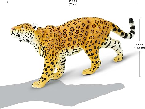 Safari Ltd. Jaguar Figurine - Detailed 10.25 Plastic Model Figure - Fun Educational Play Toy for Boys, Girls & Kids Ages 1+