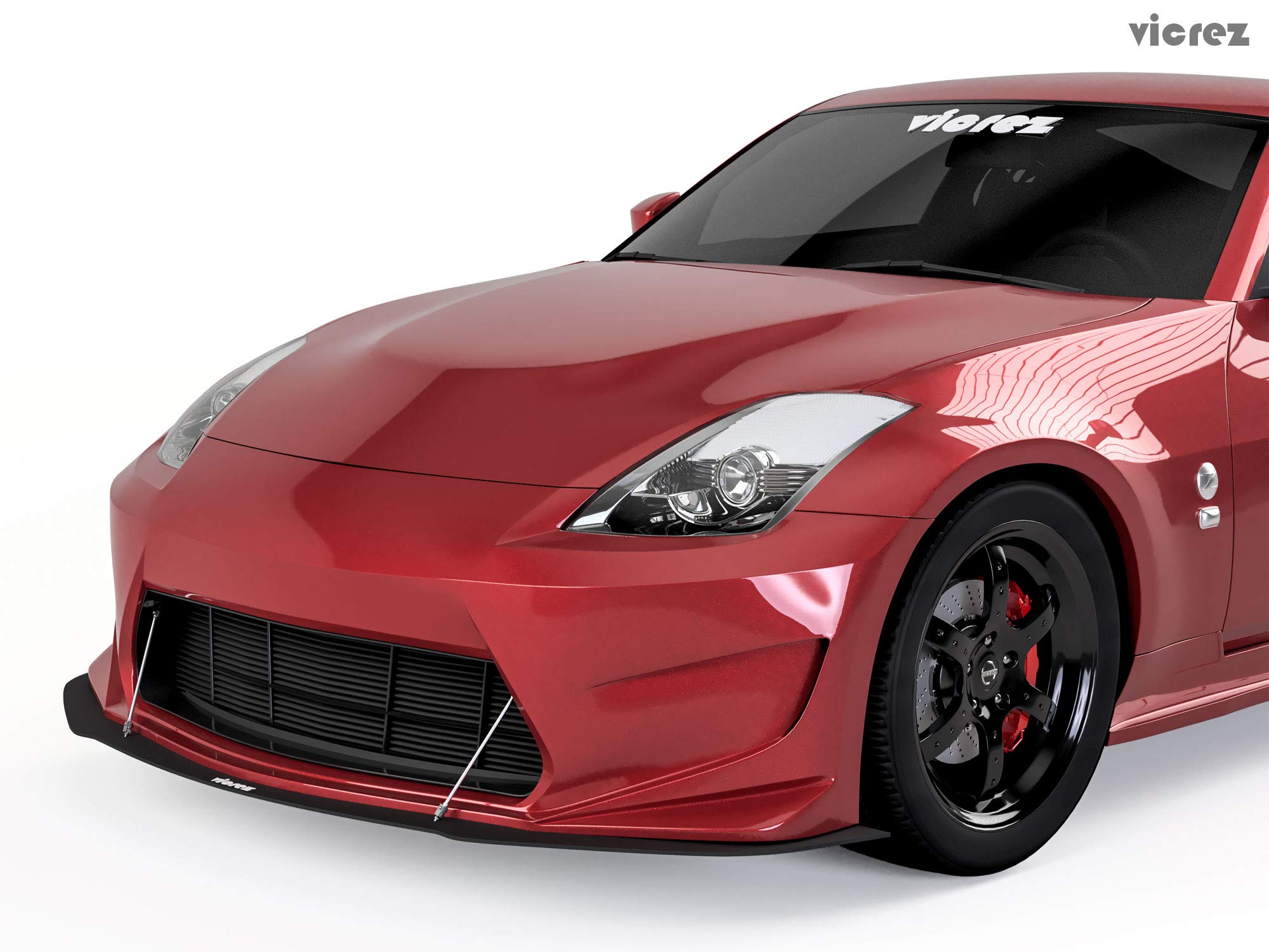 Vicrez Front Splitter Vz101076 For Nissan 350z 370z Amuse Front Bumper Buy Online In Lithuania At Desertcart 98152347