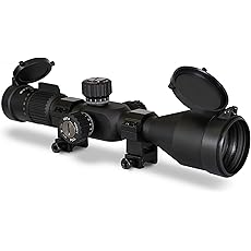 Monstrum G2 6-24x50 First Focal Plane FFP Rifle Scope with Illuminated Rangefinder Reticle and Parallax Adjustment