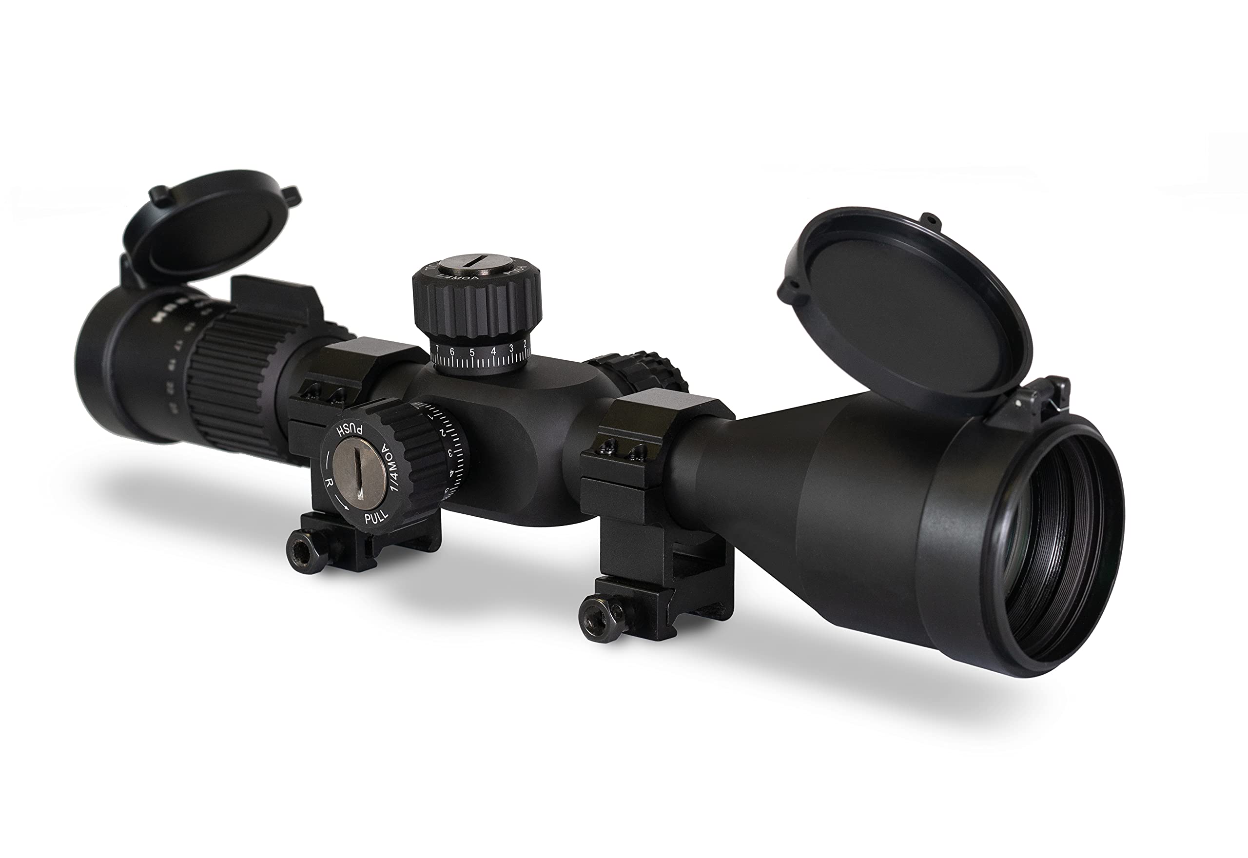 Monstrum G3 3-18x50 First Focal Plane FFP Rifle Scope with Illuminated MOA Reticle and Parallax Adjustment Black