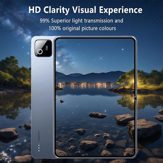 2 Pack Tempered Glass for Xiaomi Pad 8 / Pad 8 Pro 11.2 Inch Screen Protector, 9H Hardness HD Screen Protector Film Compatible with Xiaomi Pad 8, Anti Scratch Bubble-Free Ultra Resistant