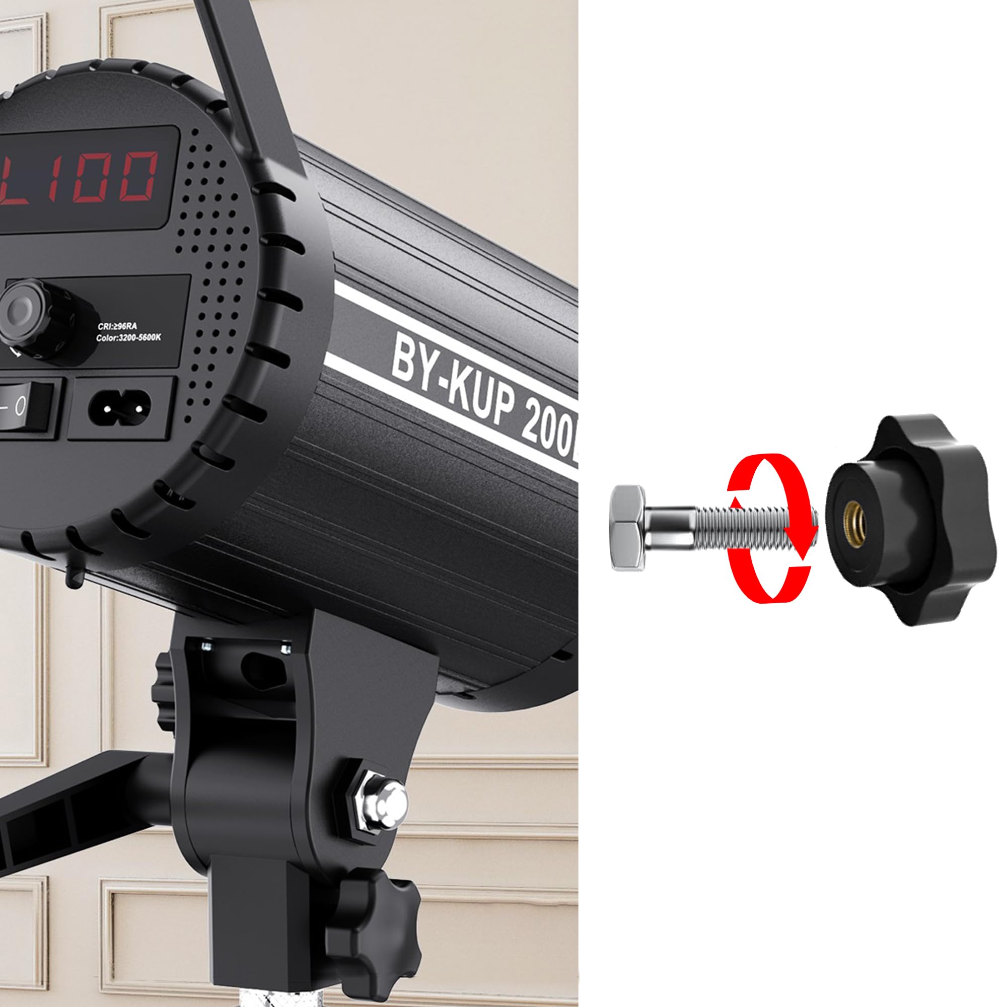 Rybtd 12 Pezzi Dadi con Impugnatura a Stella M8 x 32mm Manopola di Serraggio con Filettatura Zigrinata,Stella Testa Serraggio Dadi per Macchine Utensili, Attrezzature per il Fitness