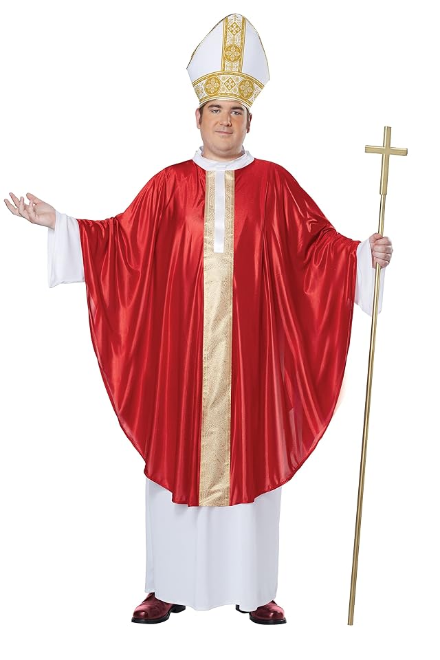 California Costumes Mens Plus-Size The Pope His Divine Holiness Plus