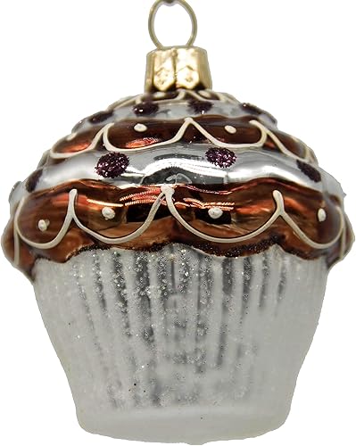 Miniatura 17 de Adornos de cristal soplado CDL de 3" en forma de perro para árbol de Navidad (3", Cocker Spaniel G03)