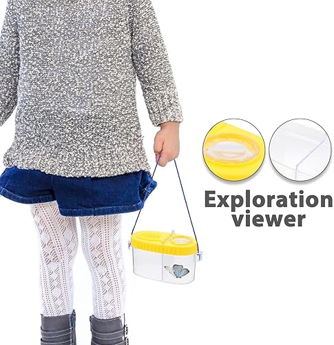 Miniatura 5 de TOYANDONA Lupa Observador Transparente Visor Critter Catcher Herramientas Visor Microscopio Lupa Exploración Herramienta Juguetes