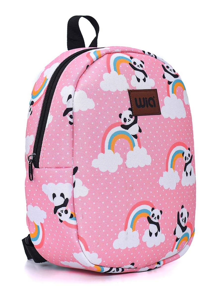 Pembe Panda Eğlenceli Baskı Tek Bölmeli Kreş Çanta