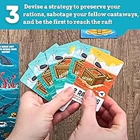 Vista 5 de Ridley's Juegos: Juego de cartas egoísta edición náufrago Juego de fiesta fácil de jugar para grupos Ideal para 2-5 jugadores Es una gran idea