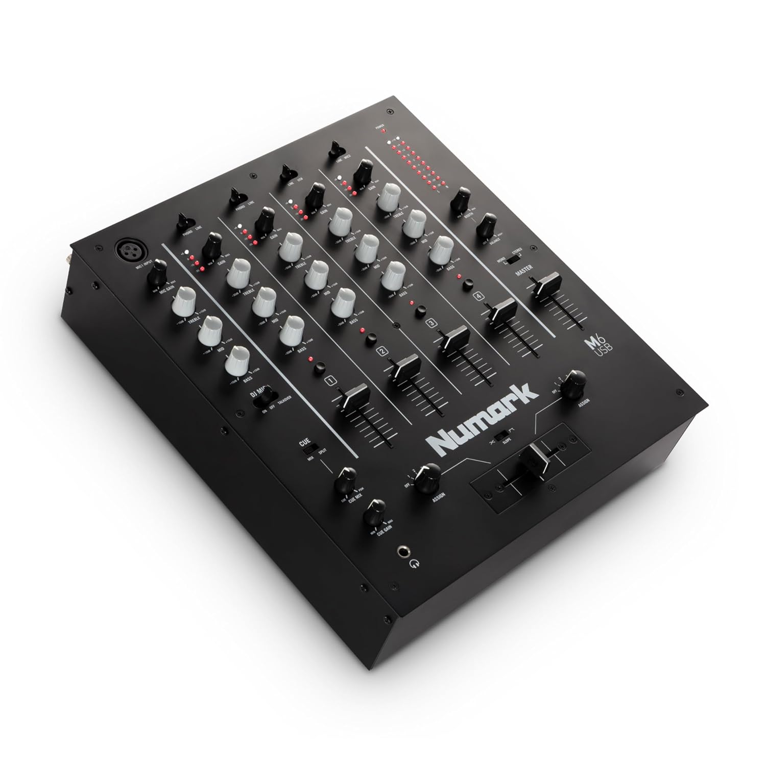 Numark M6 USB | 4-Channel Dj Mixer With On Board Interface With On-Board Audio Interface, 3-Band EQ, Club-Ready Inputs, Mi... - Review, Price and Buying Guide