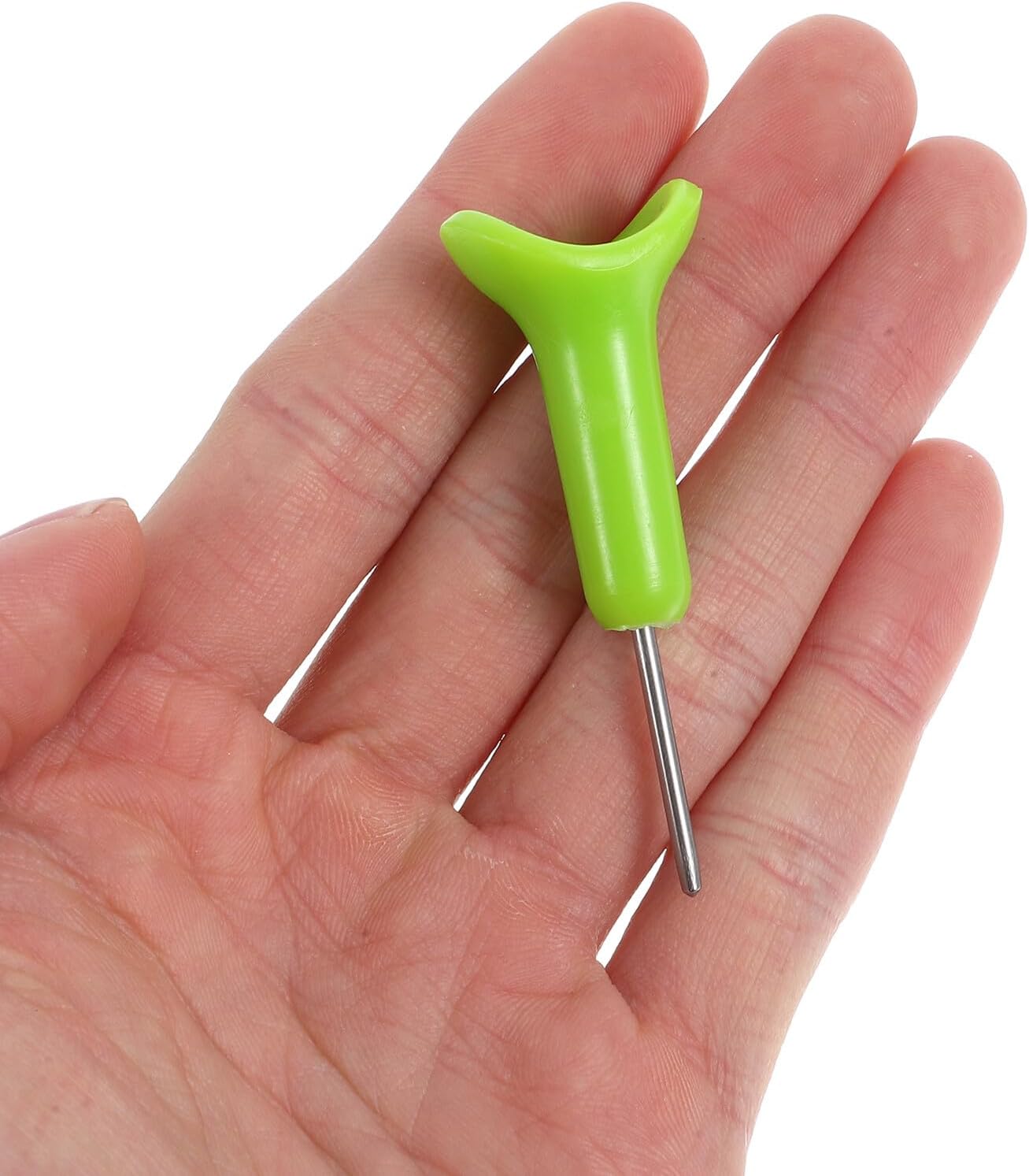 NOLITOY Braille Writer Pen with Plastic Braille Writing Stylus Tool for Beginners for Blind Users Green Saddle-Shaped Visual Impairment Learning Equipment