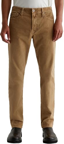 AG, Men's, Everett Slim Straight Corduroy Pant, Sulfur Light Truffle, Size: 29, 