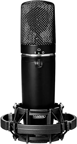 Miktek Micrófono condensador de diafragma grande MK300
