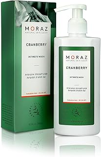 Moraz Intimate Wash For Women - Herbal Intimate Wash with Cranberry Extract and Lactic Acid, For Daily Use, 8.5 FL.OZ