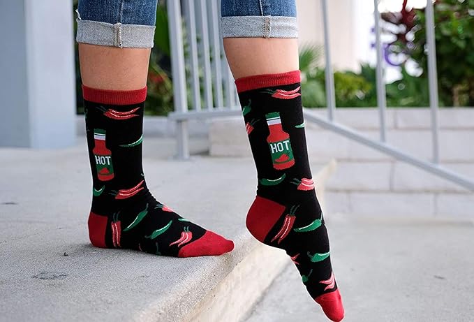 Medias Novedosas para Mujer Pack de 2 Pares Diseños miniatura 5