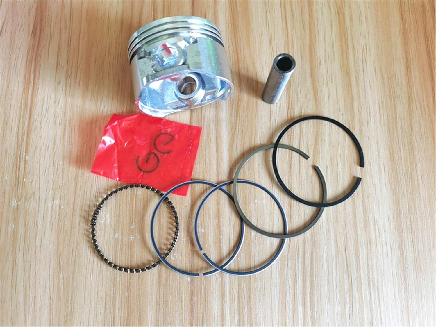 EH09 EH09-2 Piston kit 51mm for EH09 EH09-2 Engine Motor Piston Rings pin Clips Assembly Rammer Tamper Replacement