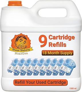 9 Clean & Renew® cartridge refills — 18 months of clean shaving NextGen