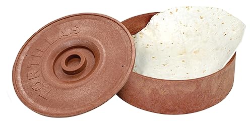 PTW-8 8-1/2-Inch Diameter Tortilla Warmer, 2-5/8-Inch Height,Brown,Medium