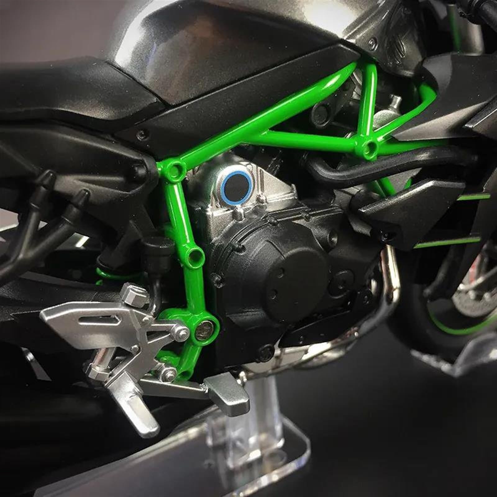 Modello 1:12 Per KAWASAKI H2 Per Ninja Moto Simulazione Collezione Di Modelli Pressofusi Regalo Per