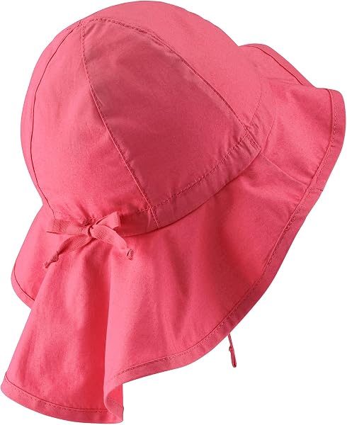 Sterntaler Sonnenhut - Unisex Sommerhut - UV-Schutz 50+ Mütze mit breiter Krempe und Größenregulierung - Nackenschutz - Bindebänder - Baby und Kinder Kopfbedeckung aus Popeline (Bio) - 2