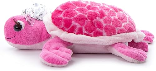 Miniatura 2 de The Petting Zoo, Lash'z - Peluche de tortuga marina rosa, regalos para niñas, juguete de peluche de 12 pulgadas
