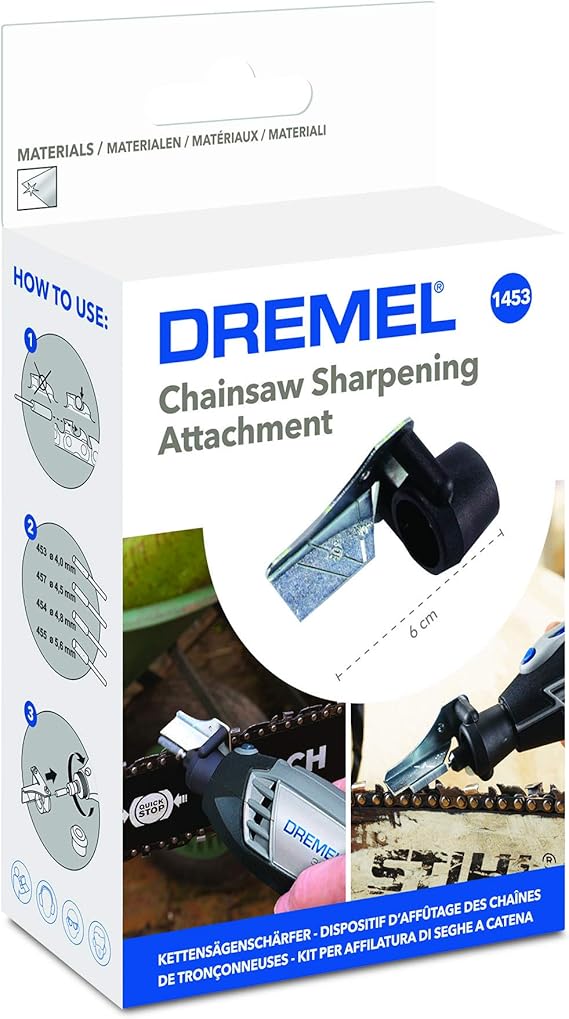 Dremel 1453 Chainsaw Sharpening Kit, Rotary Tool Accessory Set with