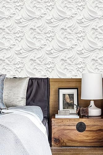 Miniatura 6 de Papel tapiz de mármol negro para despegar y pegar de 15.7 x 118 pulgadas, papel de contacto de mármol autoadhesivo extraíble, papel de encimera para