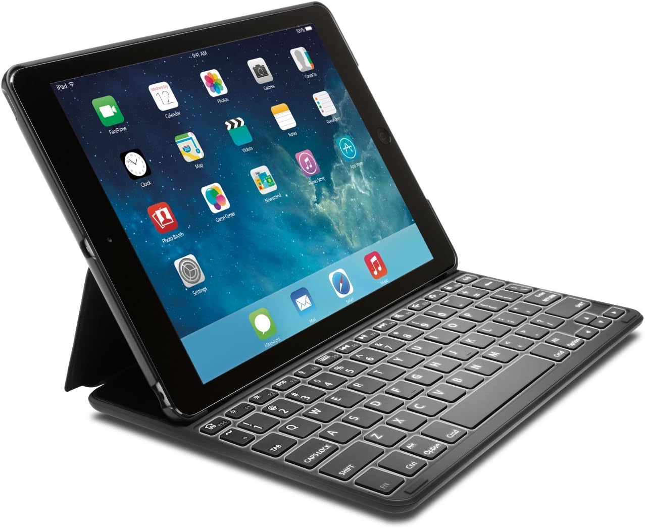 Kensington KeyFolio Thin X2 Plus Backlit iPad Air 2 Bluetooth Keyboard Case (K97391US)