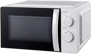 Ohmex OHM-MWO-2089 - Micro-Ondes - Capacité 20 L - 6 Niveaux de Puissance - 700 Watts - Contrôle Mécanique - Fonction de décongélation - Noir