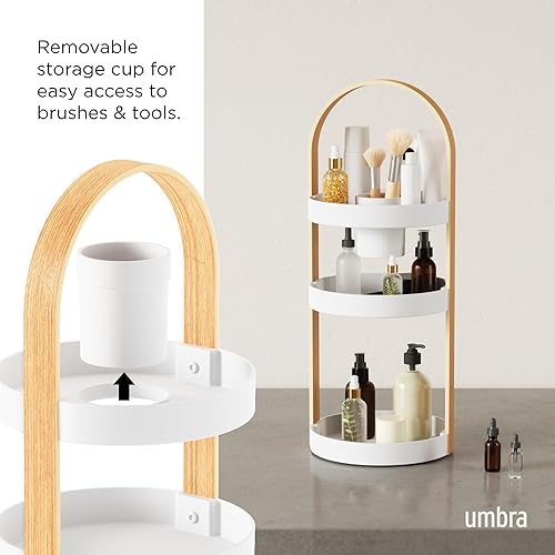 Vista 12 de Umbra Bellwood Caddy Negro/Nogal