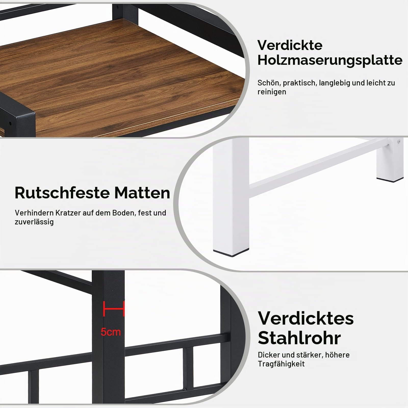 Regal über Waschmaschine mit Regalbrett,Waschmaschinenschrank Tragfähigkeit 300kg,Waschmaschinenregal für Waschmaschine und Trockner,Verbindungsrahmen Kit für Waschmaschine & Trockner