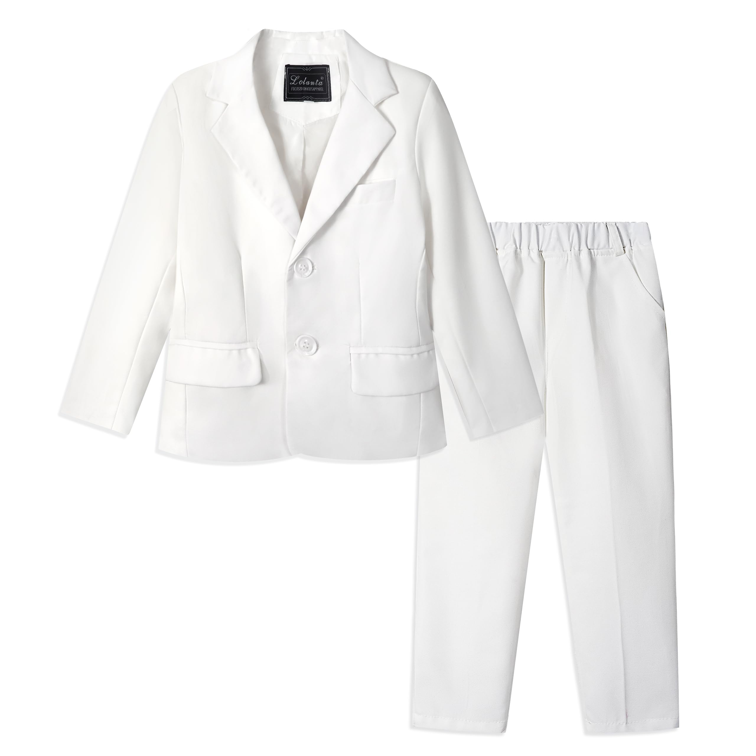 LOLANTA Completo da Ragazzo 2 Pezzi Blazer e Pantaloni per Bambini, Abbigliamento per Il Tempo Libero o Abito da Festa di Nozze, 2-13 Anni