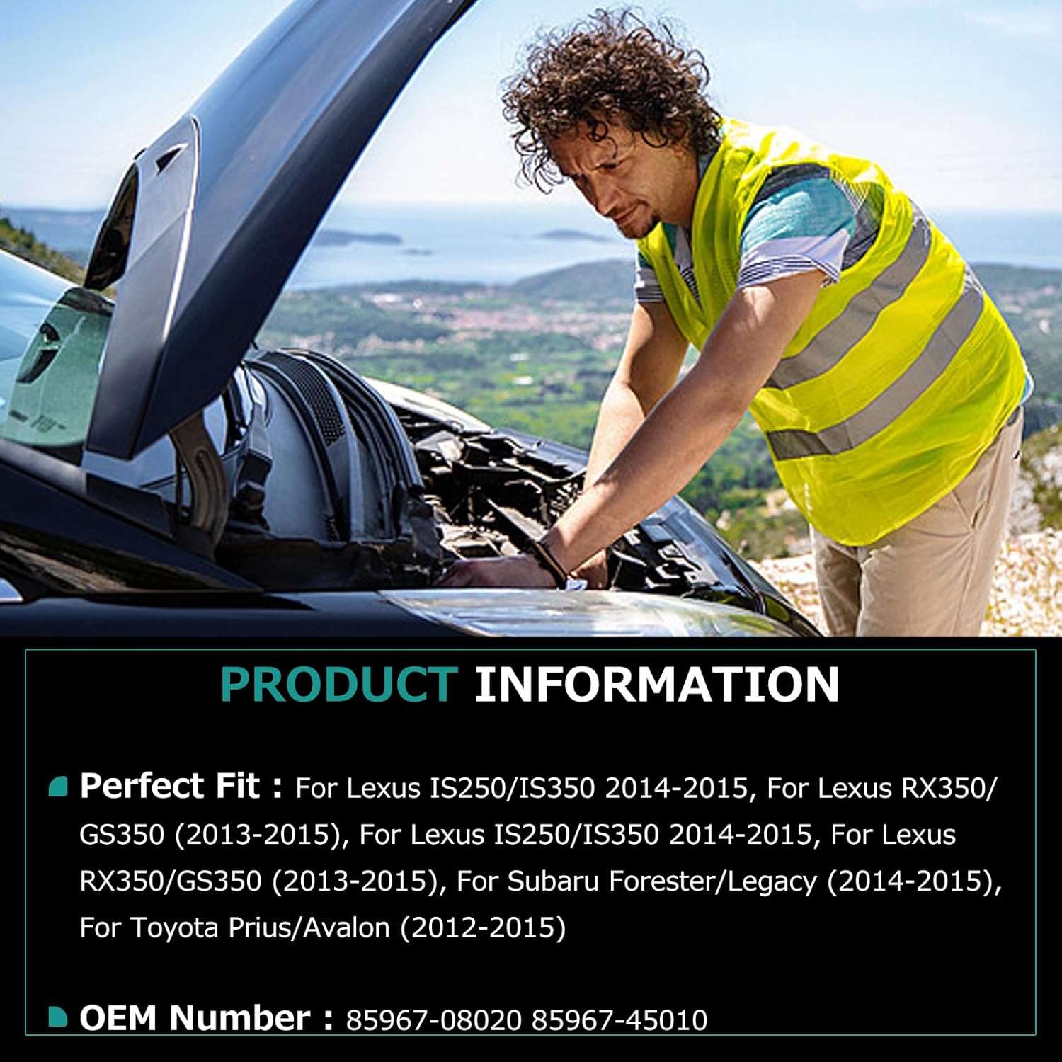 85967-08020 HID Xenon Headlight Ballast & D4S Bulb for Lexus IS250 IS350 2014-2015, Lexus RX350 GS350, Subaru Forester, Toyota Prius Replaces 85967-45010, 85967-75020