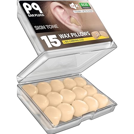Amazon: PQ Wax Ear Plugs for Sleeping, Swimming - 15 Soft Noise