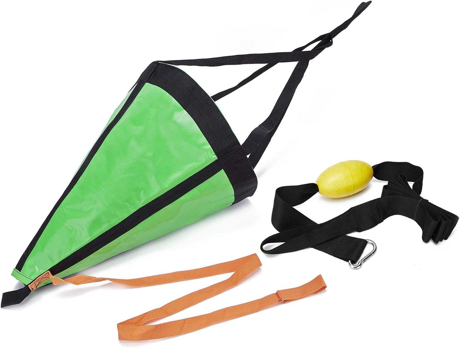 Drift Sock Sea Anchor Drogue with Harness Buoy, Sea Brake for Marine Boat/Yacht/Jet Ski