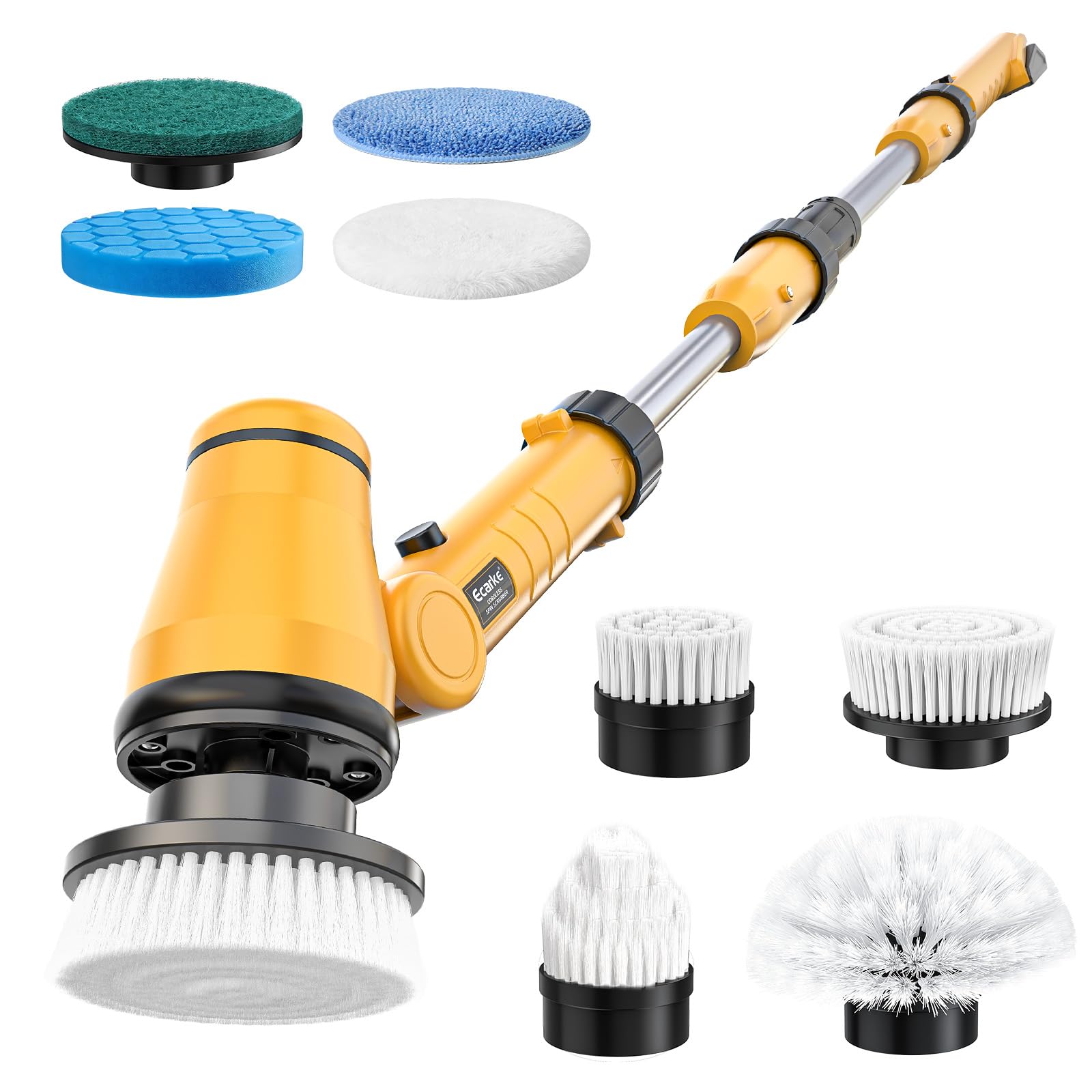 Brosse de nettoyage électrique compatible DeWalt 20V Ecarke sans fil