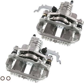 2pcs Disc Brake Caliper Set Rear Left Driver and Right Passenger Side Metal with Bracket for Chevy for Camaro 3.4L 93-95 & 5.7L 93-97 & 3.8L 95-97,for Pontiac for Firebird 5.7L 93-97