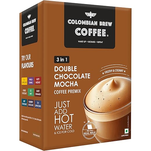 Colombian Brew Double Chocolate Mocha Caf Latte Instant Cof