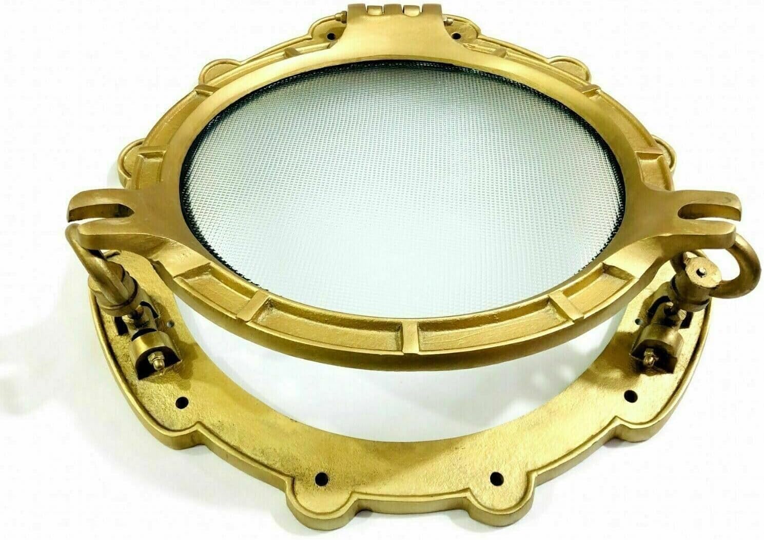 15" Brass Antique Porthole Nautical Ship Window Porthole Best Décor Gift