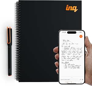 12 Best Smart Pens for Accessible Note Capture in 2026 13 inq Smart Writing Set – Converts Handwriting to Text with AI Note-Taking and Voice Recording for iPhone & Android (Letter Size Notebook)