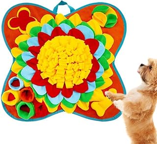 Dog Foraging Mat,Puppy Sniffing Pad Anti-Slip | Interactive Feed Puzzle for Boredom, Pet Foraging Mat for Stress Release, Travel, Skills