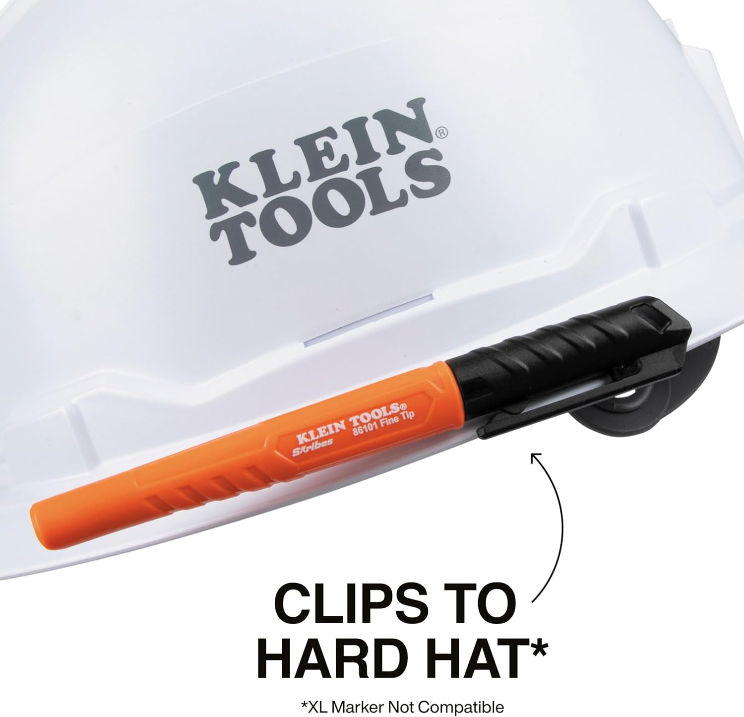 KLEIN TOOLS 80204 Skribes Variety Set, 10-Pack, Black Permanent Markers with Ultra Fine, Fine, Chisel, and XL Chisel Tip, Quick-Drying Marker Set, Professional-Grade Ink