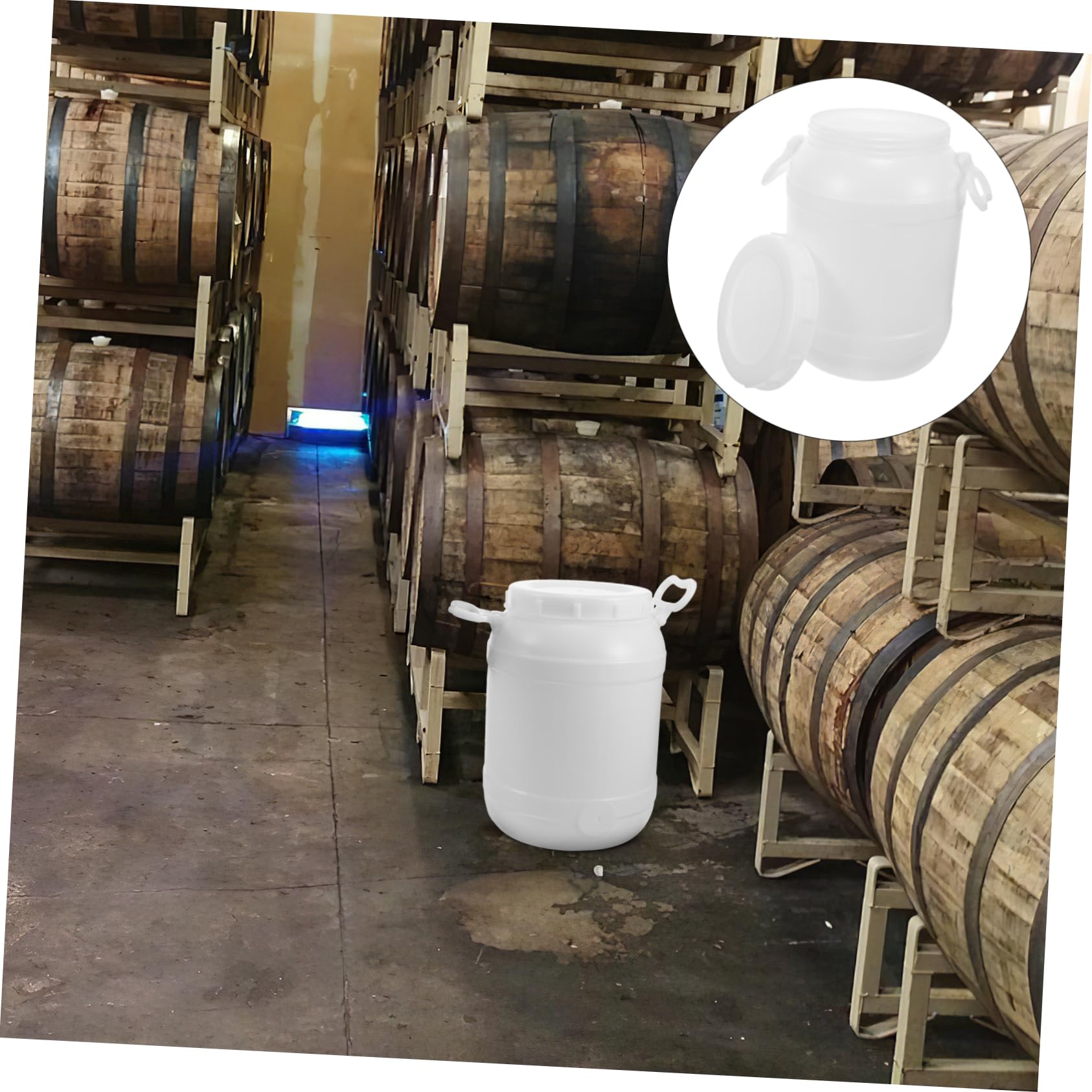 Alipis Countertop Compost Bin Indoor Trash Can with Cover Kitchen Waste Container for Composting Modern Design for Home Use