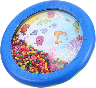 CATIEBYE Baby Musical Toy Wave Drum Drum Para Niños Instrumento Musical Sensorial Sensorial Instrumentos Musicales Para Bebé