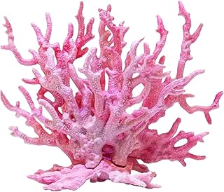 Aquário Coral | Simulação Decoração Tanque Peixes | Várias opções cores decoração aquário decoração aquário para aquários marinhos água doce terrários Fpgear