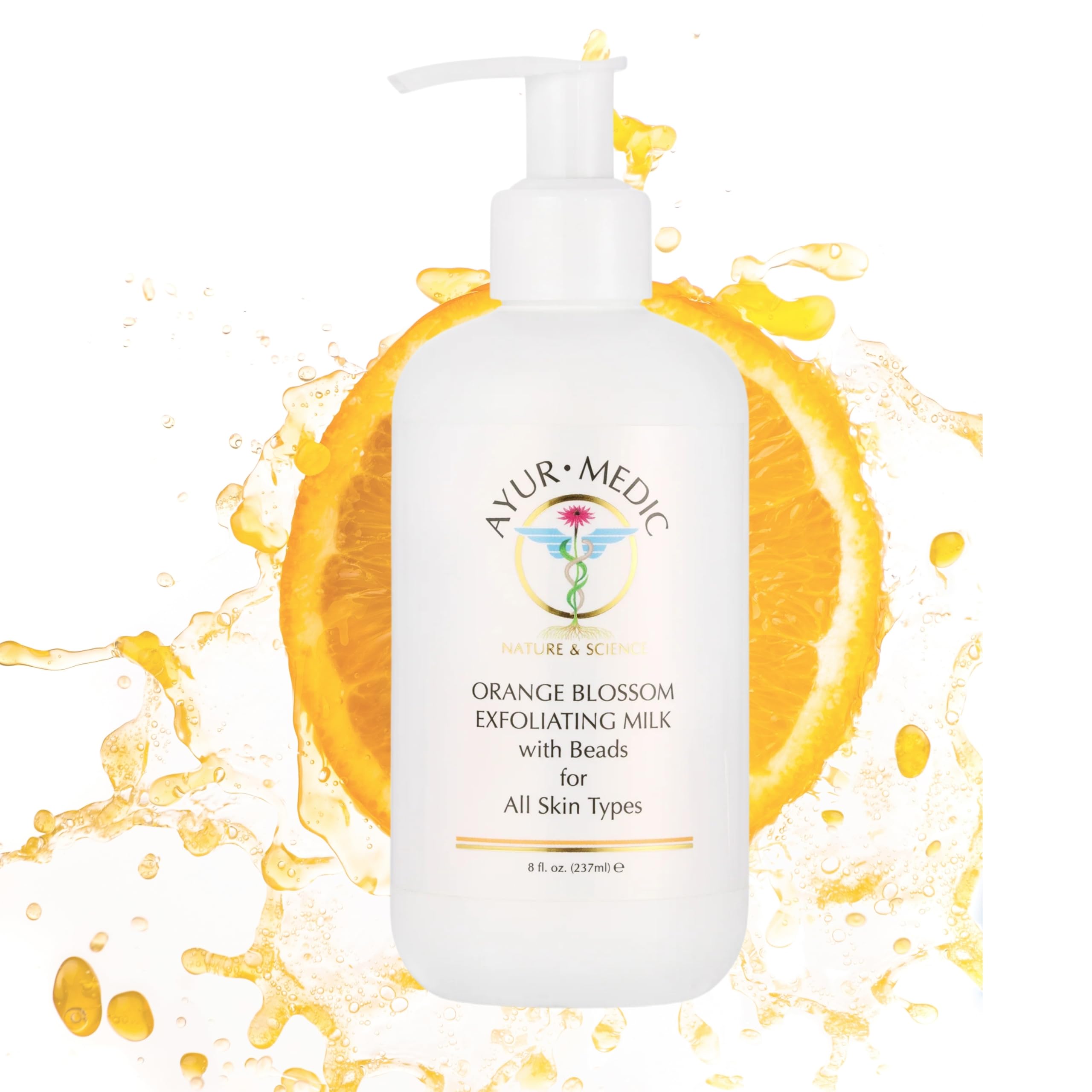 Amazon.com: Ayur Medic Orange Blossom Exfoliating Cleansing Milk