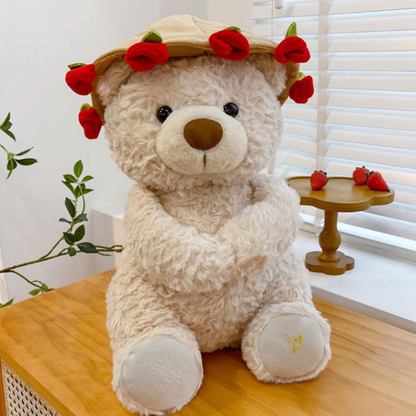 Plüschbär Kuschelig Weiche Knuddelpuppe | Weiche Plüschtiere Niedlicher Teddybären Puppe Für Erwachsene Frauen Männer Kinder Mädchen