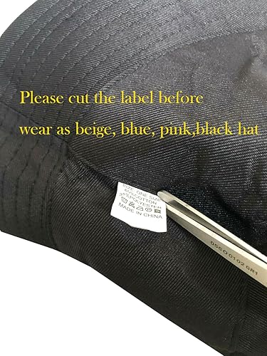 Miniatura 10 de Sombrero reversible para mujer, para verano, viajes, pescador, playa, sombrero de sol