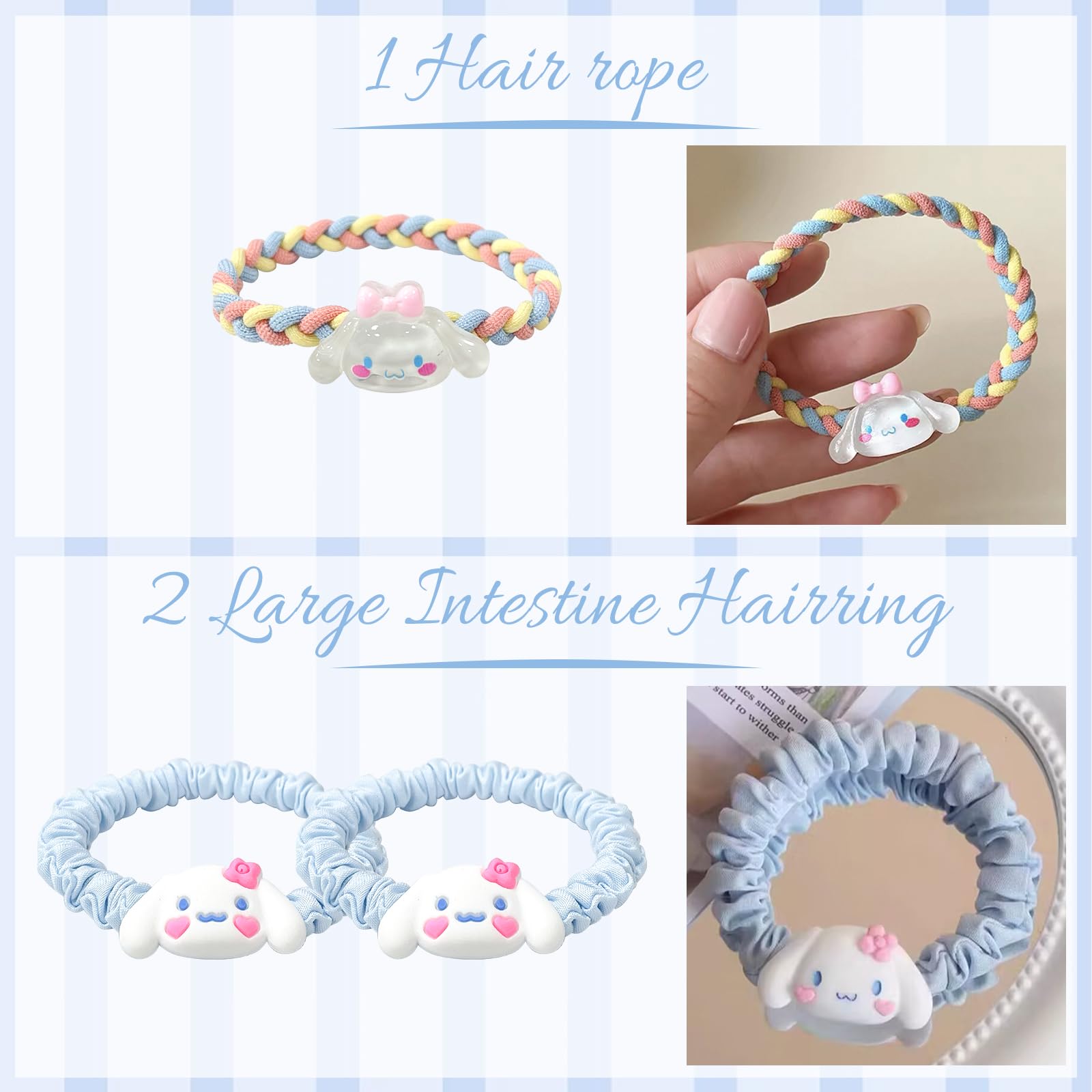 NlsqUK Cartoon Sanrio Headband Set - Image 3