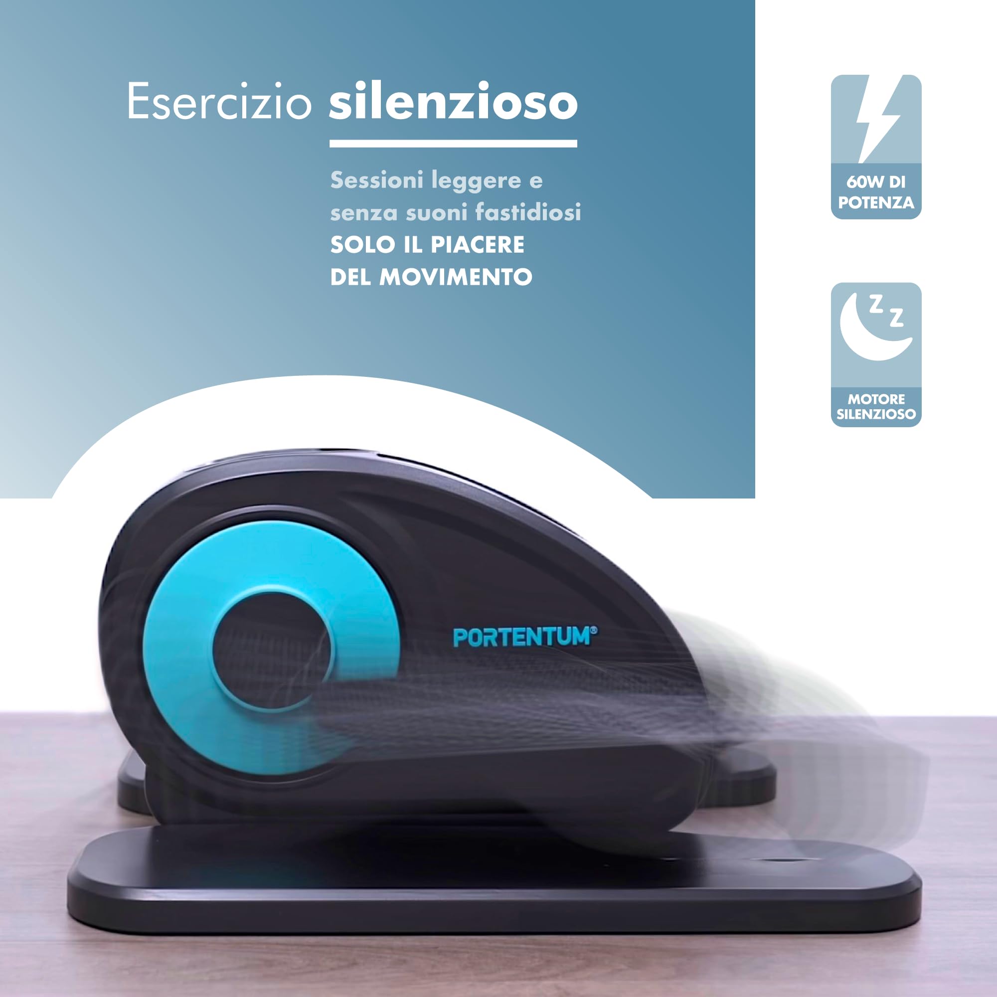 SPORTNOW Pedaliera Elettrica Da Appartamento – Mini Ellittica Con Telecomando, Schermo LCD, 10 Velocità, Silenziosa E Portatile, Bianco, Per Anziani E Ufficio